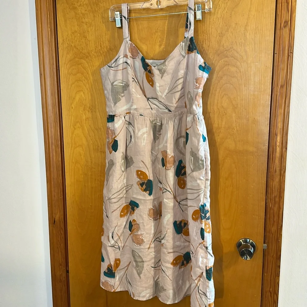 Rachel Zoe | Dresses | Tj Maxx Linen Floral Dress | Poshmark